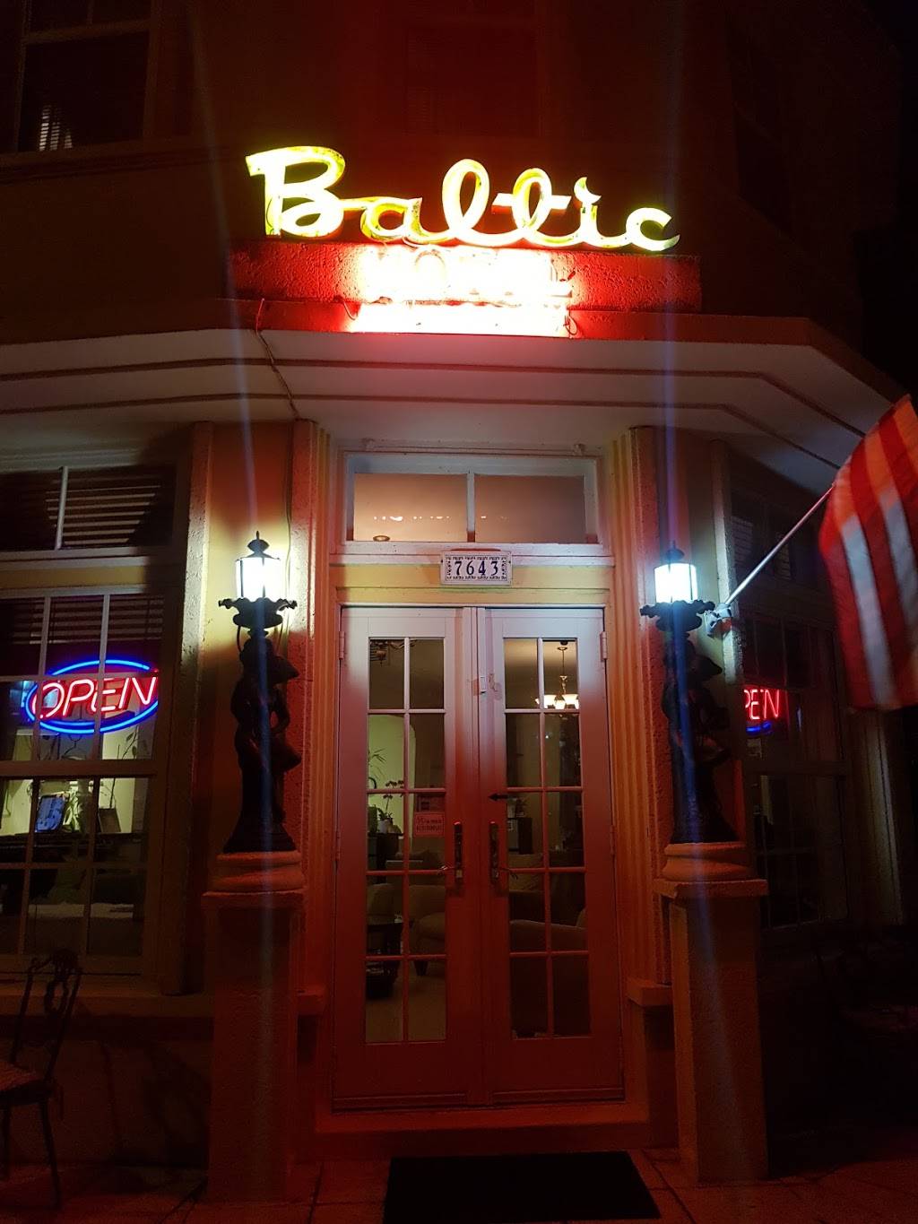 Baltic Hotel Miami Beach | restaurant | 7643 Harding Ave, Miami Beach, FL 33141, USA | 3058618845 OR +1 305-861-8845