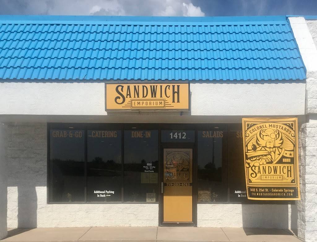 Colonel Mustards Sandwich Emporium | restaurant | 1412 S 21st St, Colorado Springs, CO 80904, USA | 7192034743 OR +1 719-203-4743