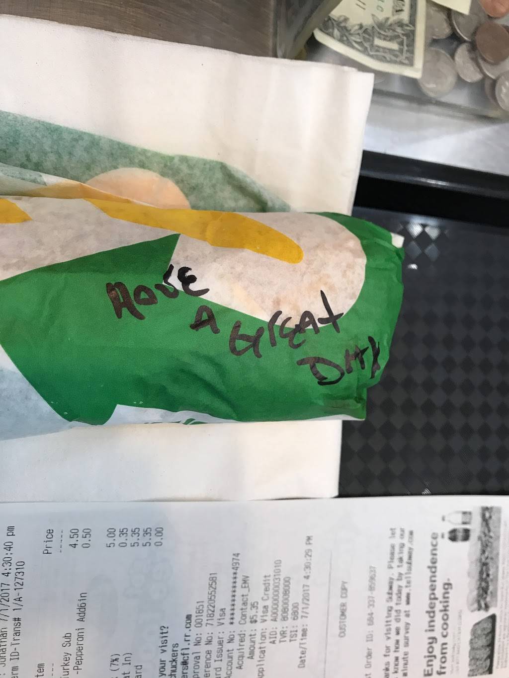 Subway | restaurant | 777 E Merritt Island Causeway, Merritt Island, FL 32952, USA | 3214525833 OR +1 321-452-5833