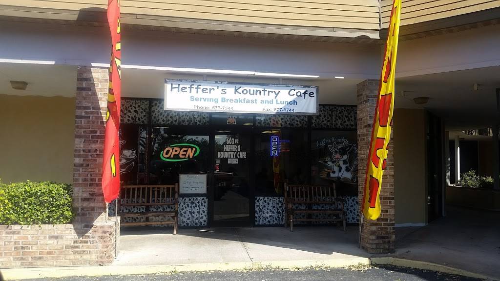 Heffers Kountry Cafe | restaurant | 603 S Yonge St, Ormond Beach, FL 32174, USA | 3866777544 OR +1 386-677-7544