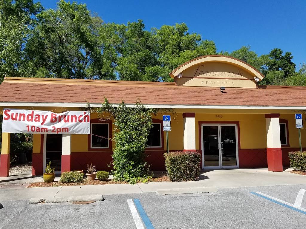Francescas Trattoria | restaurant | 4410 NW 25 Pl, Gainesville, FL 32606, USA | 3523787152 OR +1 352-378-7152