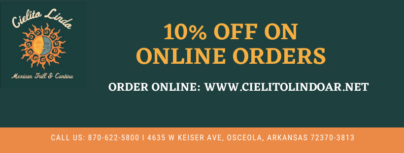 Cielito Lindo Mexican Grill & Cantina | restaurant | 4635 W Keiser Ave, Osceola, AR 72370, USA | 8706225800 OR +1 870-622-5800