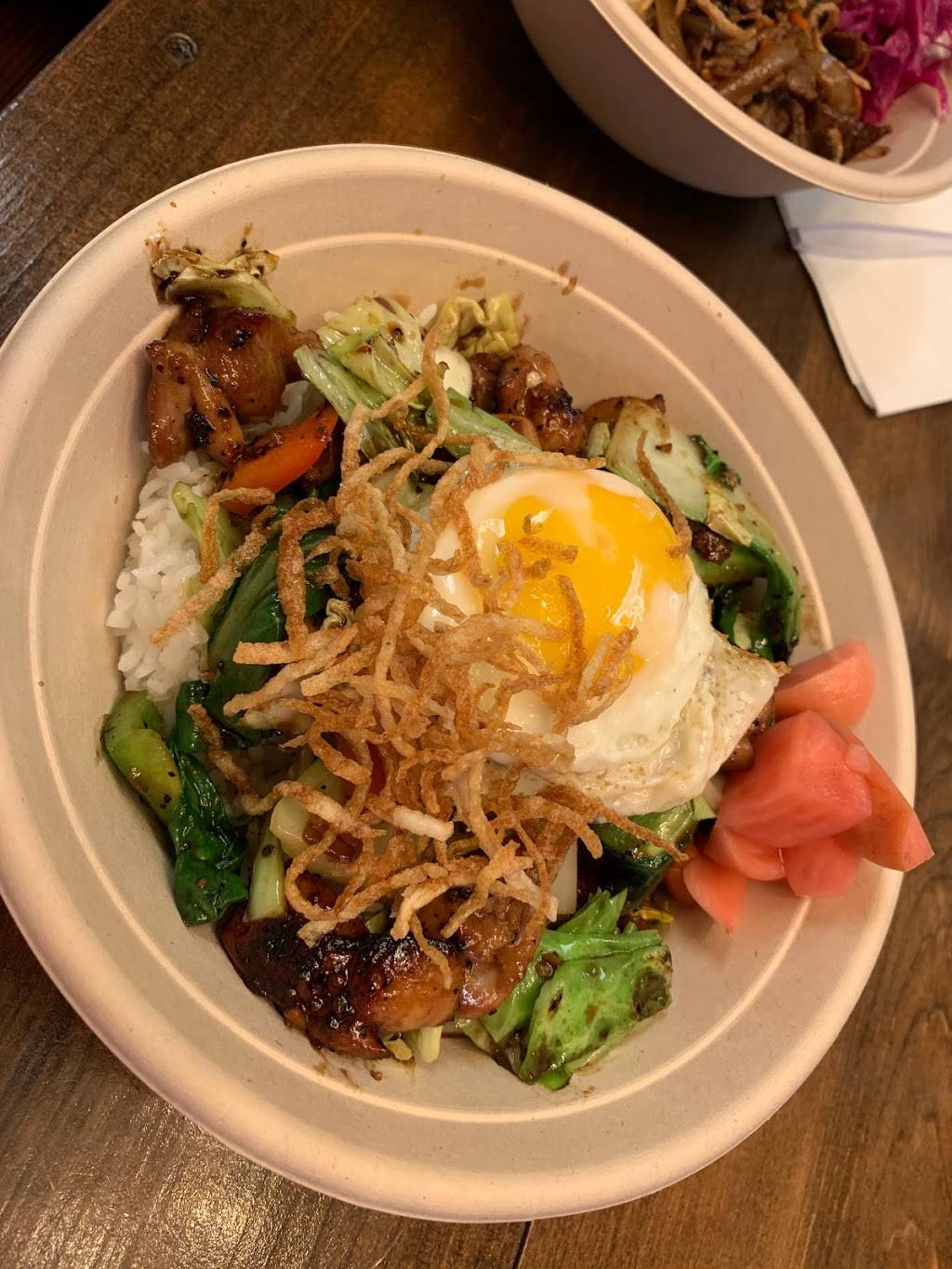 BBQ+RICE Korean BBQ Bowl | restaurant | 7363 Sunset Blvd, Los Angeles, CA 90046, USA | 3234985772 OR +1 323-498-5772