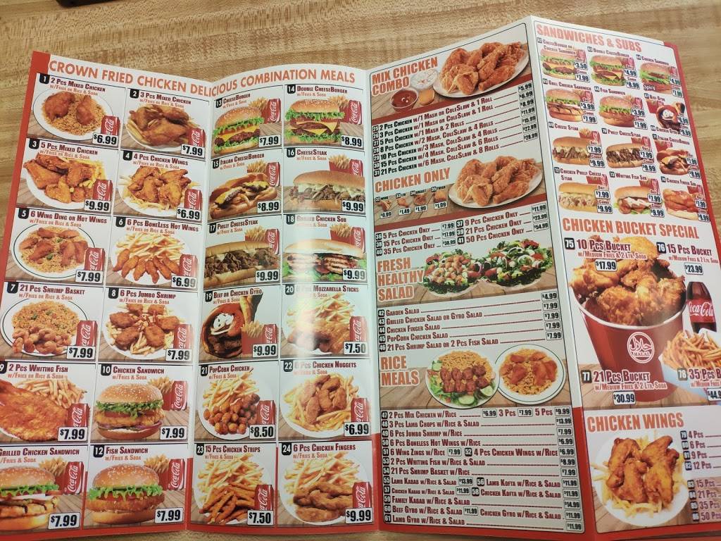 CROWN FRIED CHICKEN | restaurant | 292 St John St, Portland, ME 04102, USA | 2075361723 OR +1 207-536-1723