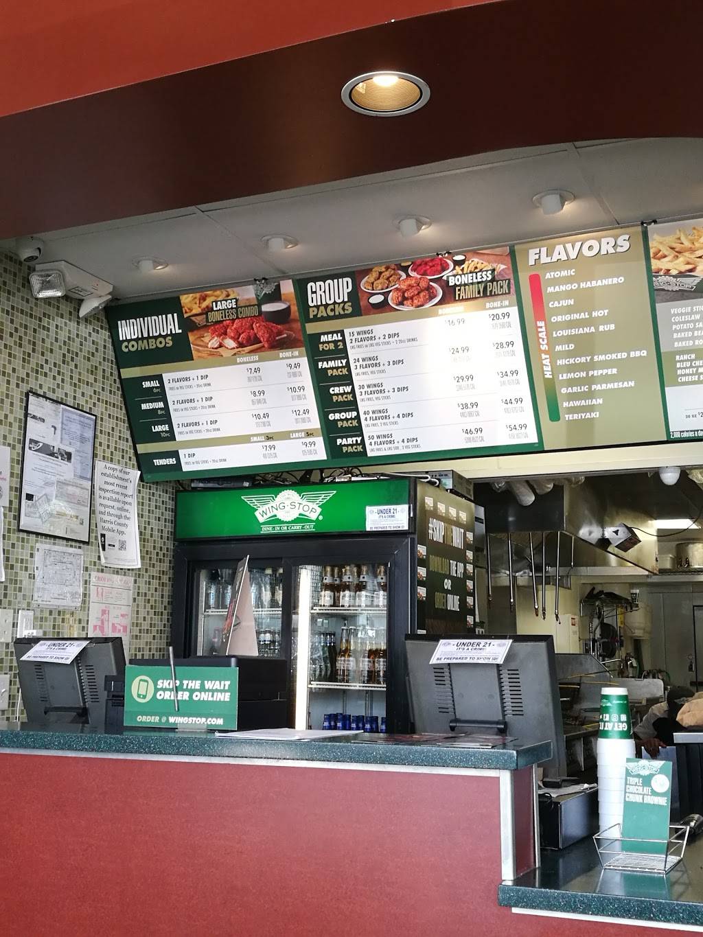 Wingstop | restaurant | 128 1st St E, Humble, TX 77338, USA | 2815489464 OR +1 281-548-9464