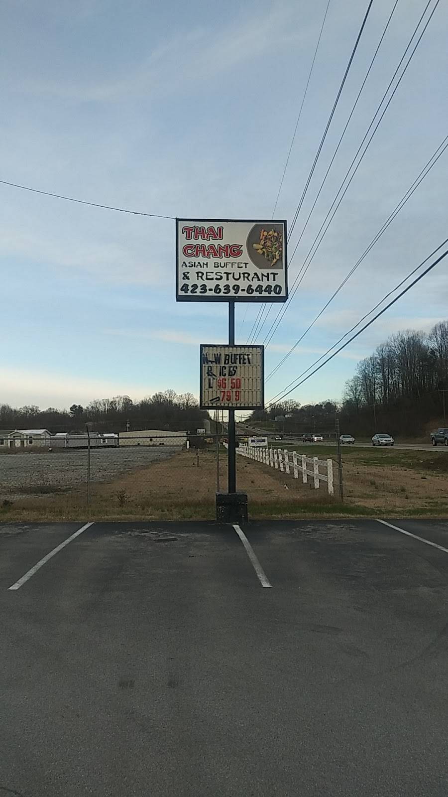 Thai Chang Asian Restaurant | restaurant | 650 W Andrew Johnson Hwy, Greeneville, TN 37745, USA | 4236396440 OR +1 423-639-6440