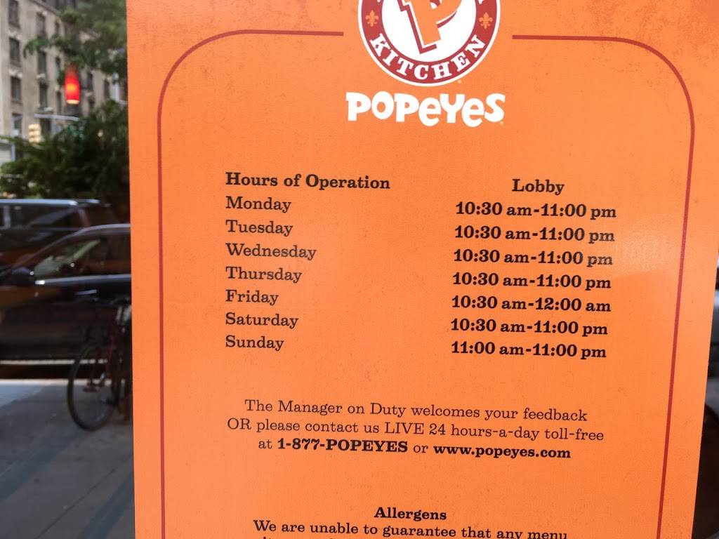 Popeyes Louisiana Kitchen | restaurant | 2534 Broadway, New York, NY 10025, USA | 9174093737 OR +1 917-409-3737