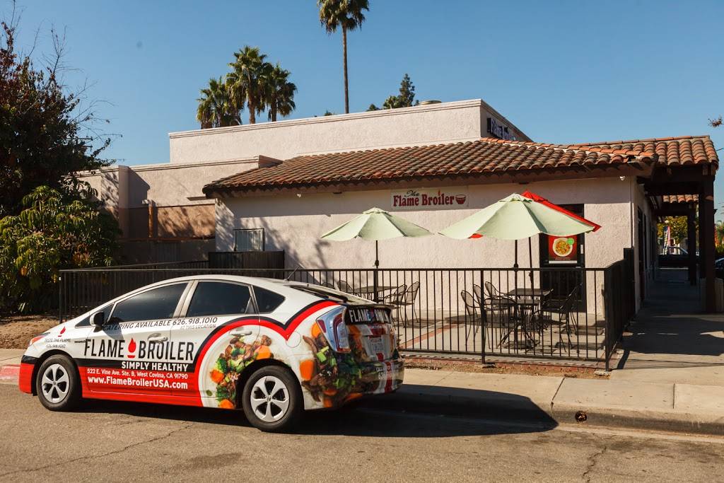 Flame Broiler | restaurant | 522 E Vine Ave unit b, West Covina, CA 91790, USA | 6269181010 OR +1 626-918-1010