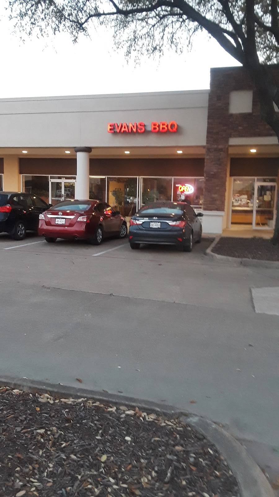 EVANS BAR B QUE SEAFOOD & CATFISH | restaurant | 1100 E Pleasant Run Rd #120, DeSoto, TX 75115, USA | 9722741972 OR +1 972-274-1972