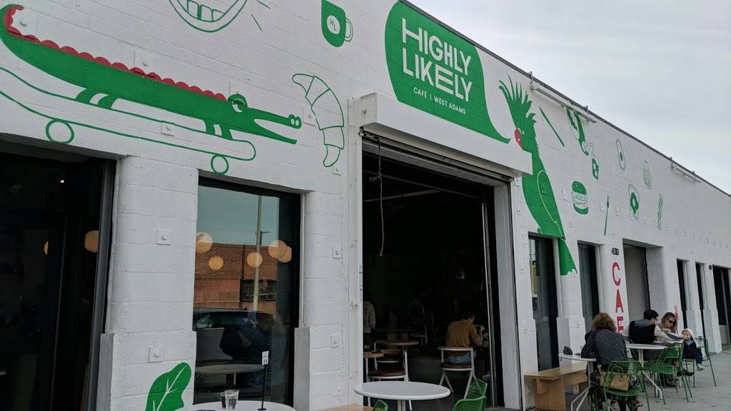 Highly likely Cafe | restaurant | 4310 W Jefferson Blvd, Los Angeles, CA 90016, USA | 3106224550 OR +1 310-622-4550
