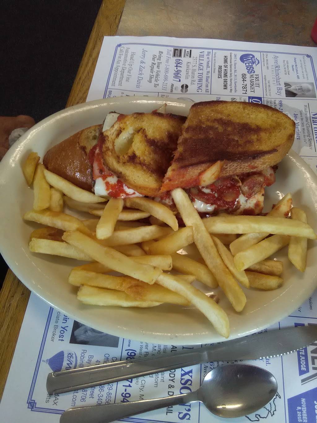 Kawkawlin Restaurant | restaurant | 103 S Huron Rd, Kawkawlin, MI 48631, USA | 9896847833 OR +1 989-684-7833