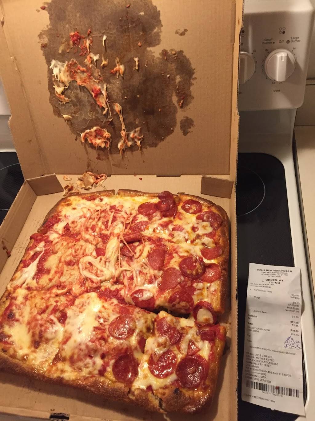 Italia New York Pizza 2 - Adamstown | restaurant | 5549 Mountville Rd, Adamstown, MD 21710, USA | 3018743600 OR +1 301-874-3600