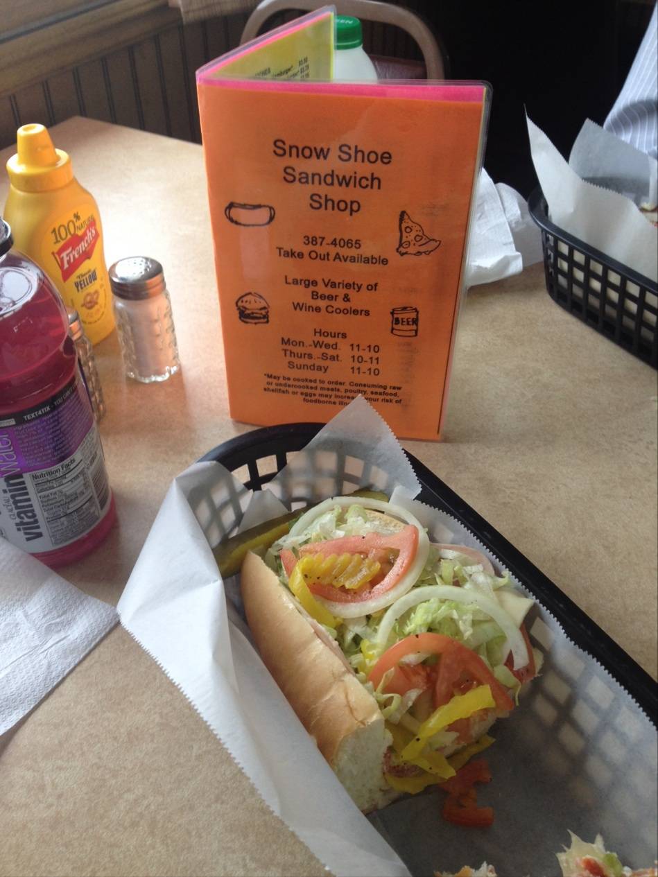 Snow Shoe Sandwich Shop | meal takeaway | 505 E Sycamore Rd, Snow Shoe, PA 16874, USA | 8143874065 OR +1 814-387-4065