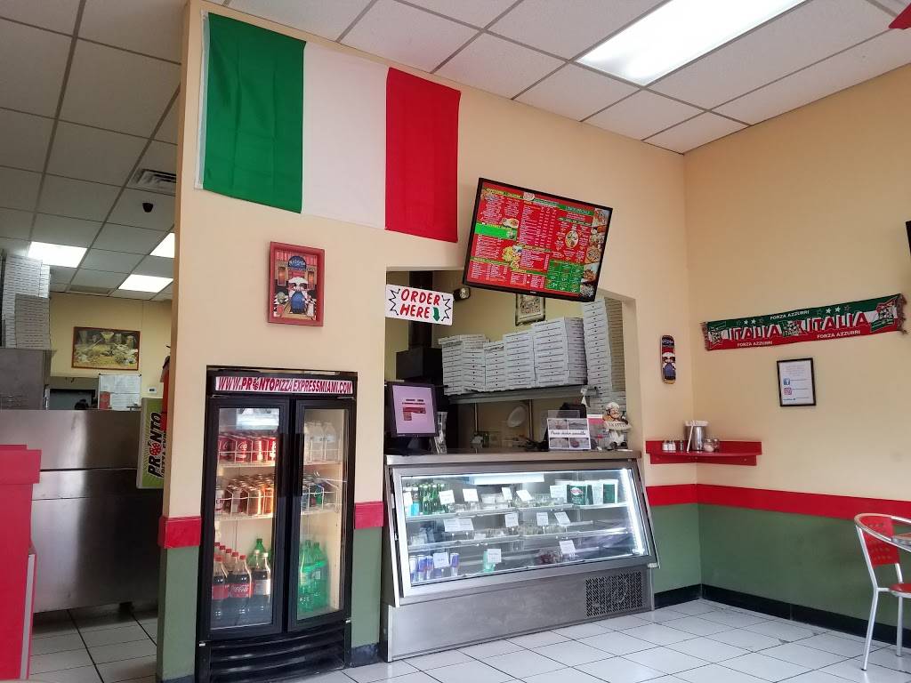 PRONTO PIZZA EXPRESS ( CORAL WAY ) | restaurant | 10770 Coral Way, Miami, FL 33165, USA | 3055545555 OR +1 305-554-5555