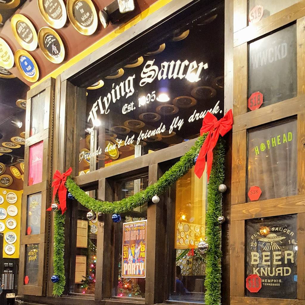 Flying Saucer Draught Emporium | restaurant | 1400 N Germantown Pkwy Suite 114, Cordova, TN 38016, USA | 9017555530 OR +1 901-755-5530
