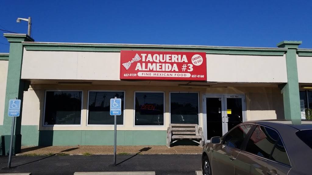 Taqueria Almeida #3 | restaurant | 622 N A. S Dr, Corpus Christi, TX 78418, USA | 3616570159 OR +1 361-657-0159