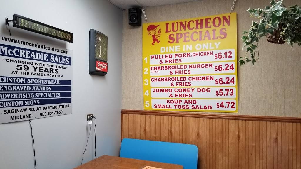 US Coney & Cone | restaurant | 601 S Saginaw Rd, Midland, MI 48640, USA | 9898325395 OR +1 989-832-5395