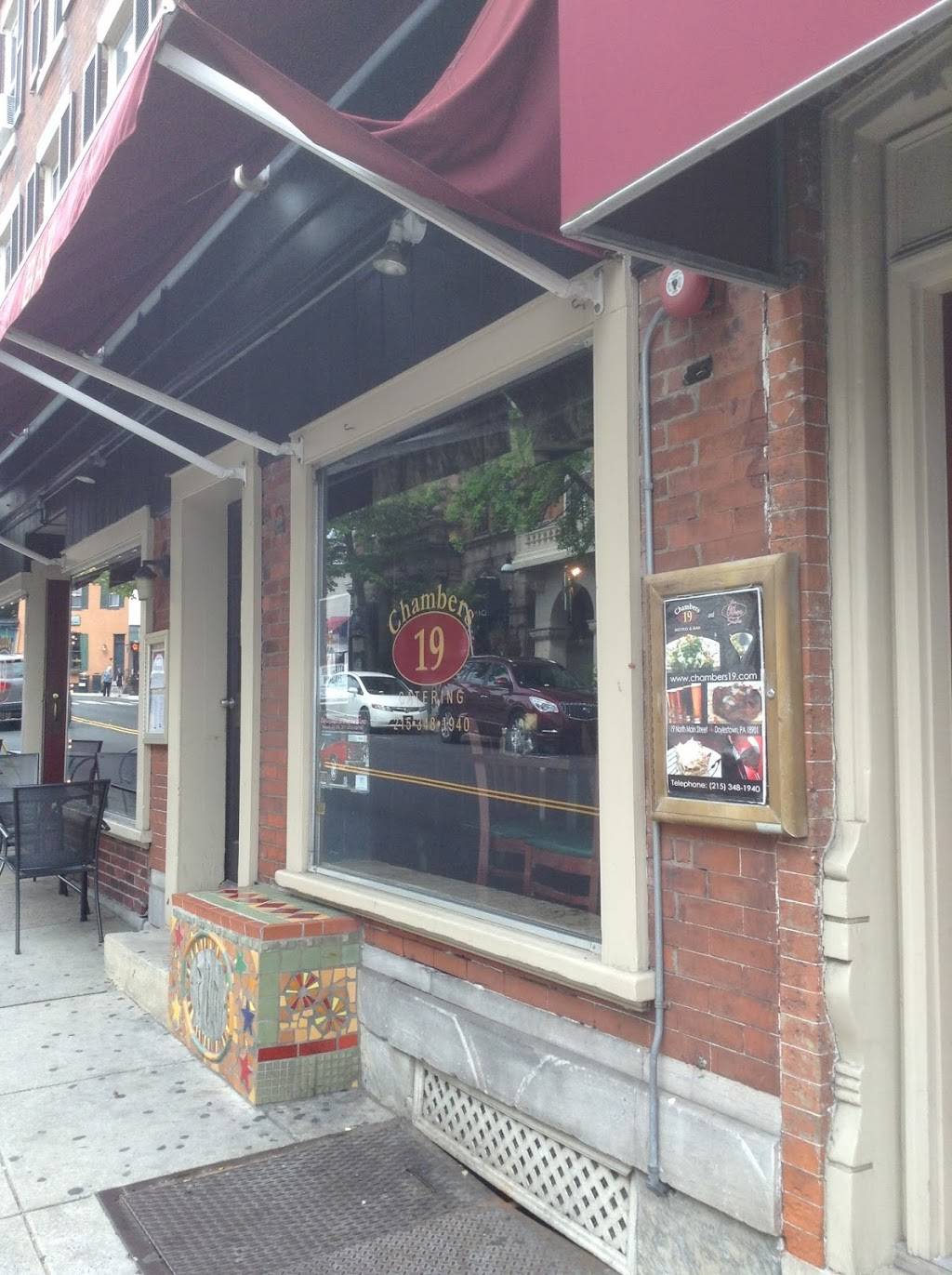 Chambers 19 Bistro & Bar | restaurant | 19 N Main St, Doylestown, PA 18901, USA | 2153481940 OR +1 215-348-1940