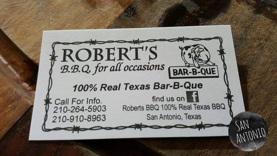 Roberts Bbq | restaurant | Southside, San Antonio, TX 78221, USA | 2102645903 OR +1 210-264-5903