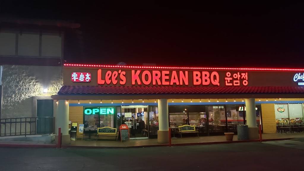 Lees Korean BBQ Woonamjung | restaurant | 6820 Spring Mountain Rd, Las Vegas, NV 89146, USA | 7023880488 OR +1 702-388-0488