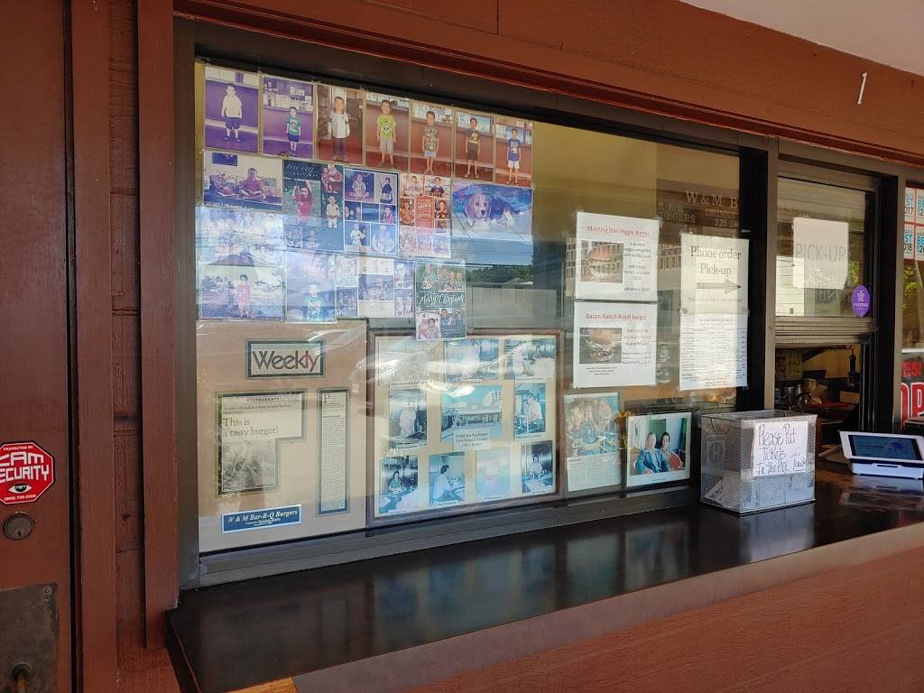 W & M Bar B-Q Burger | restaurant | 3104 Waialae Ave, Honolulu, HI 96816, USA | 8087343350 OR +1 808-734-3350