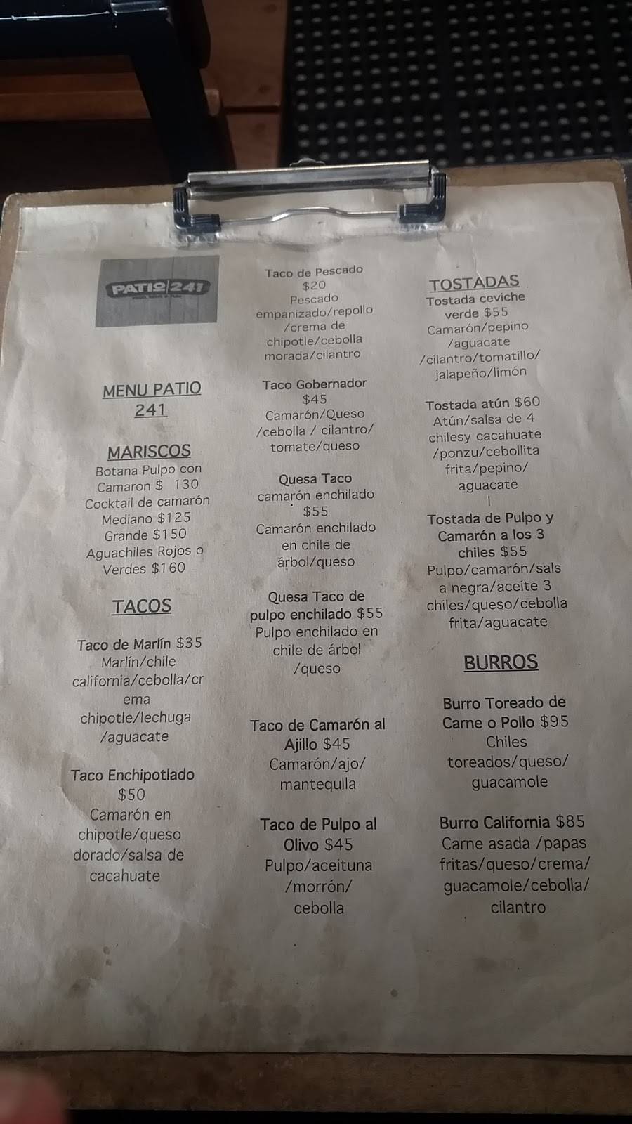 Patio 241 | restaurant | Sebastián Vizcaíno 241, Garita de Otay, Tijuana, B.C., Mexico | 6478263 OR +52 6478263