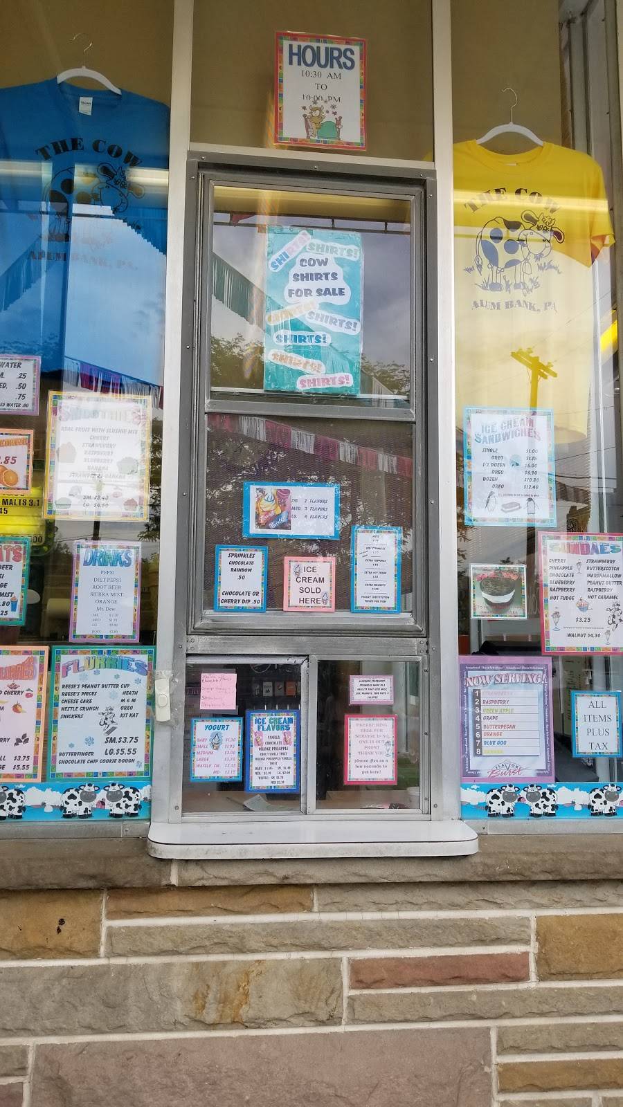 The Cow Soft Ice Cream | restaurant | 3862 Quaker Valley Rd, Pleasantville, PA 15521, USA | 8148392638 OR +1 814-839-2638