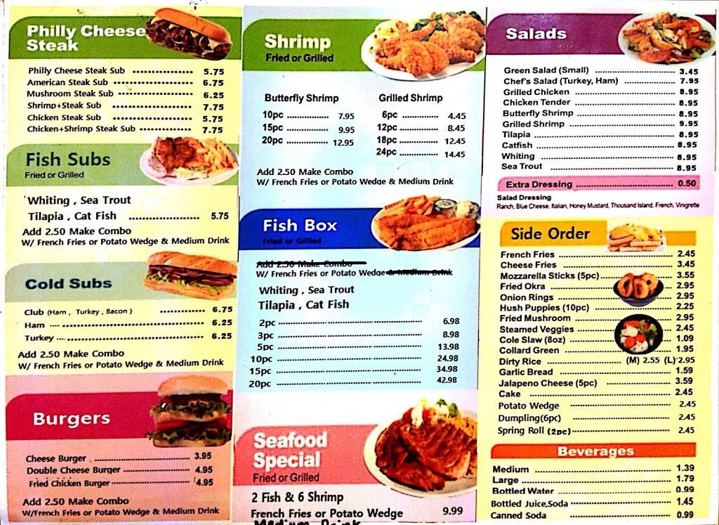 American Buffalo Wings Grilled Fish and Subs | restaurant | 632 E Southside Plaza, Richmond, VA 23224, USA | 8042329464 OR +1 804-232-9464