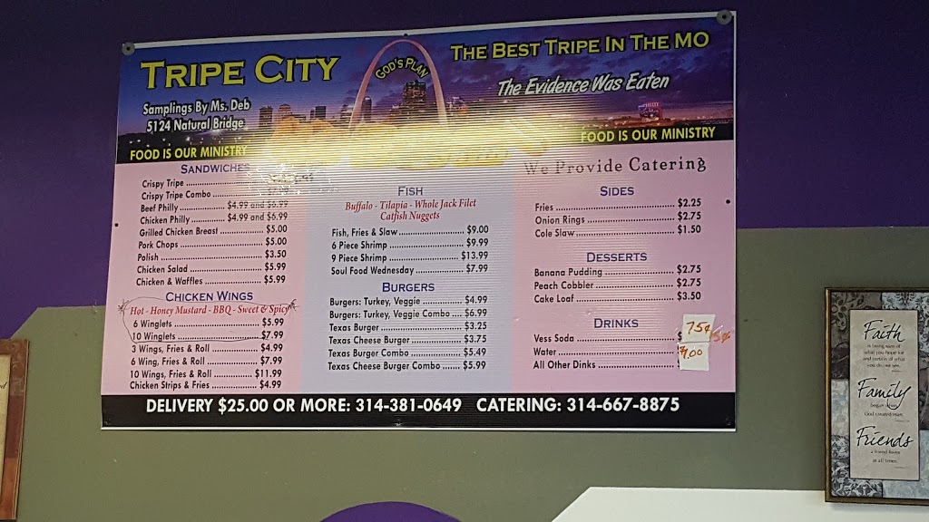 Tripe City | restaurant | 5124 Natural Bridge Ave, St. Louis, MO 63115, USA | 3143810649 OR +1 314-381-0649