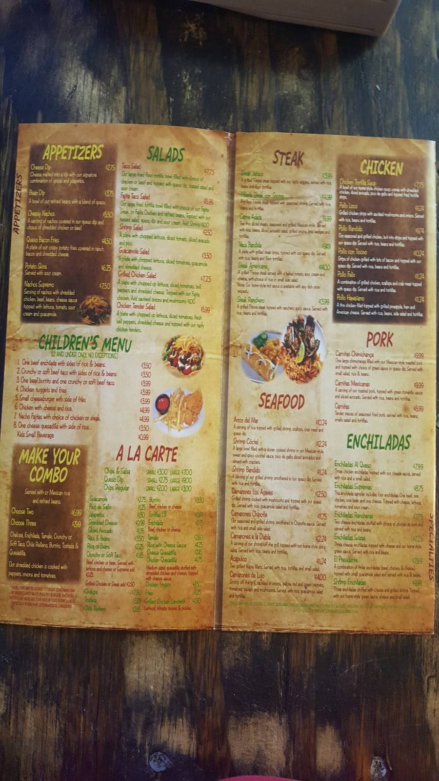 Los tres agaves | restaurant | 53 Miller Dr, Owingsville, KY 40360, USA | 6066748788 OR +1 606-674-8788