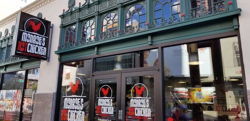 Monroes Hot Chicken | restaurant | 45 W Jefferson St, Phoenix, AZ 85003, USA | 6028727100 OR +1 602-872-7100
