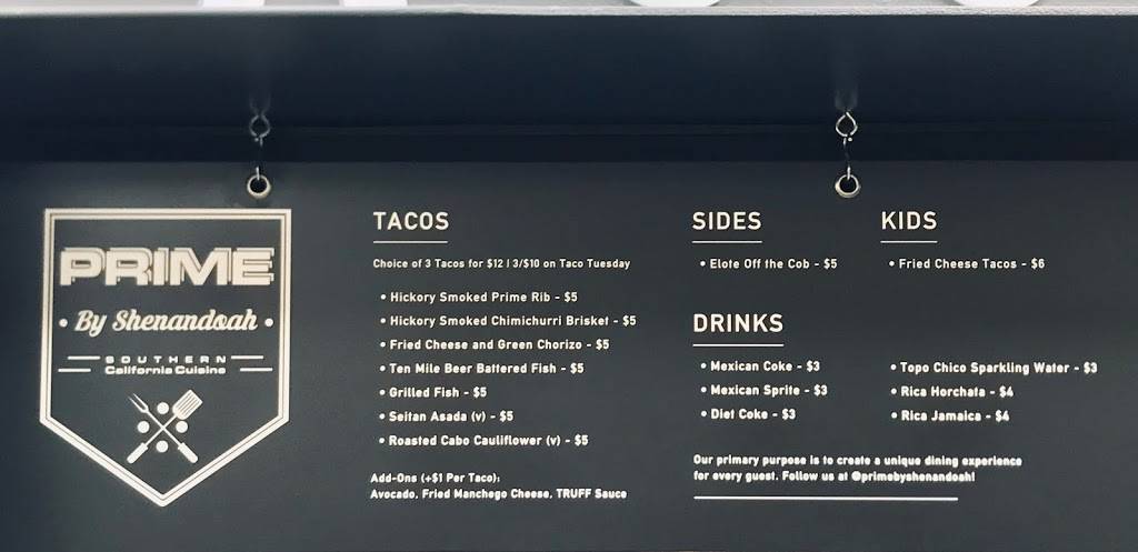 PRIME Tacos at SteelCraft | restaurant | 16500 Bellflower Blvd, Bellflower, CA 90706, USA | 5623535453 OR +1 562-353-5453