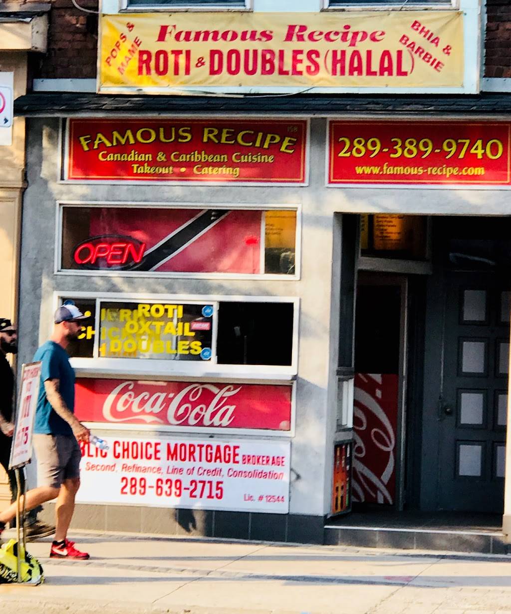 Famous Recipe | restaurant | 158 King St W, Hamilton, ON L8P 1A5, Canada | 2893899740 OR +1 289-389-9740