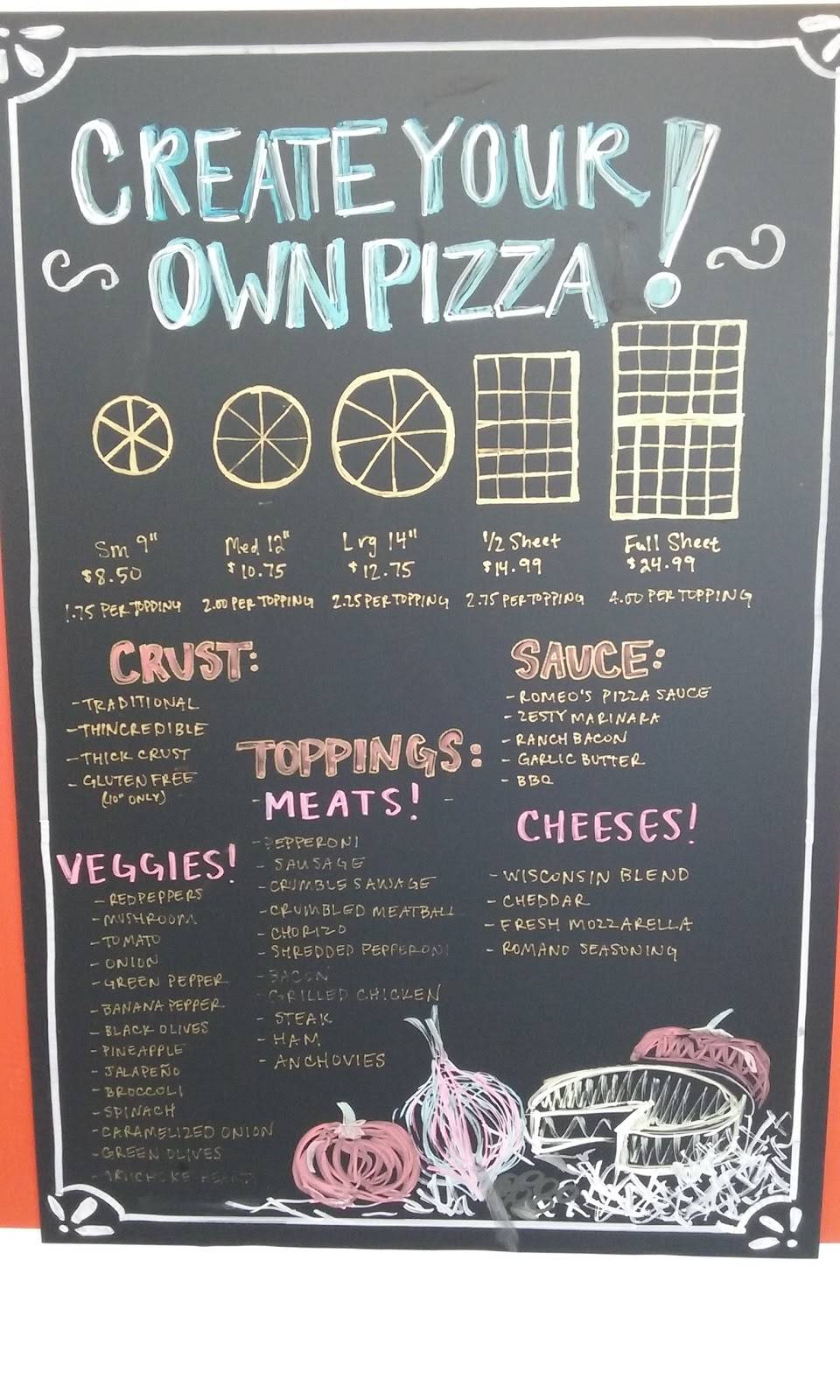 Romeos Pizza | restaurant | 134 E Aurora Rd, Northfield, OH 44067, USA | 3304680247 OR +1 330-468-0247