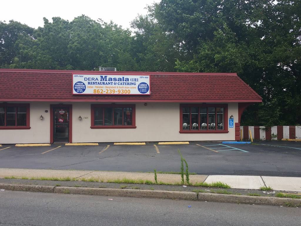 Dera Masala Grill | restaurant | 741 Broad St, Clifton, NJ 07013, USA | 8622399300 OR +1 862-239-9300