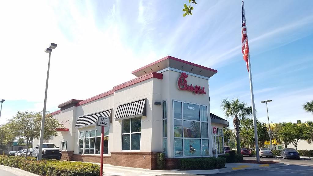 Chick-fil-A | restaurant | 6060 Okeechobee Blvd, West Palm Beach, FL 33417, USA | 5612429172 OR +1 561-242-9172