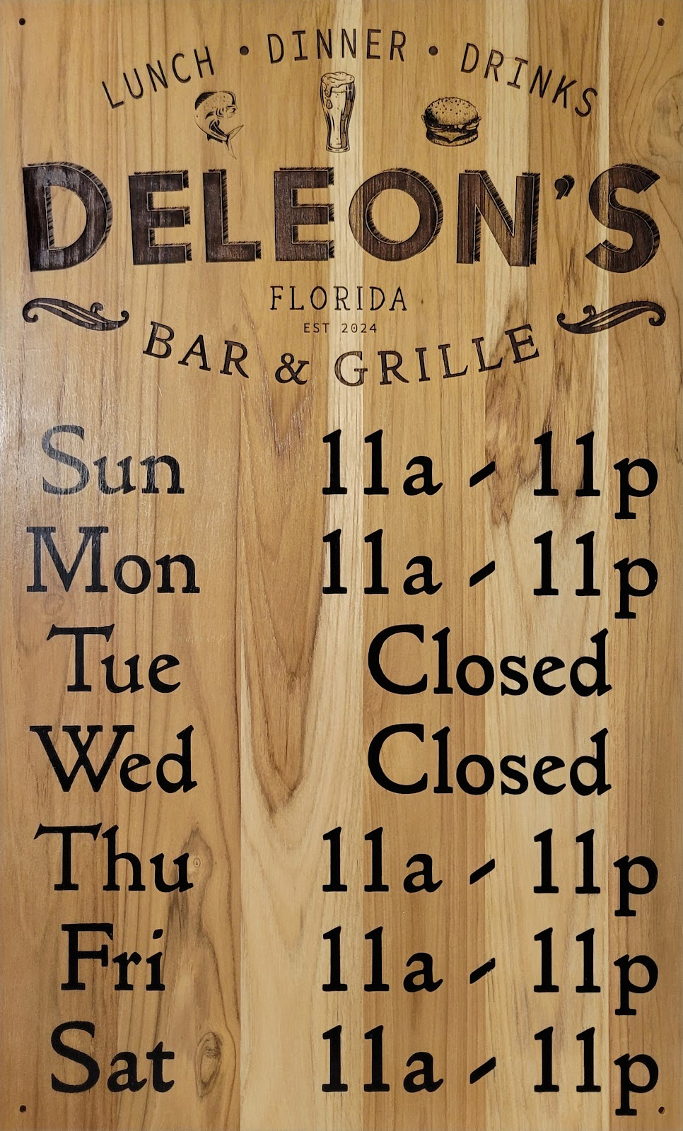 Deleons Bar & Grille | restaurant | 5115 Hwy 17, De Leon Springs, FL 32130, USA | 3862772707 OR +1 386-277-2707