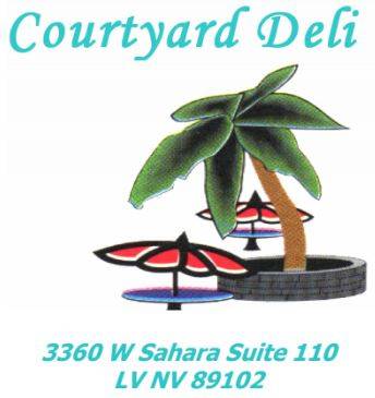 Courtyard Deli | restaurant | 3360 W Sahara Ave # 110, Las Vegas, NV 89102, USA | 7022220594 OR +1 702-222-0594