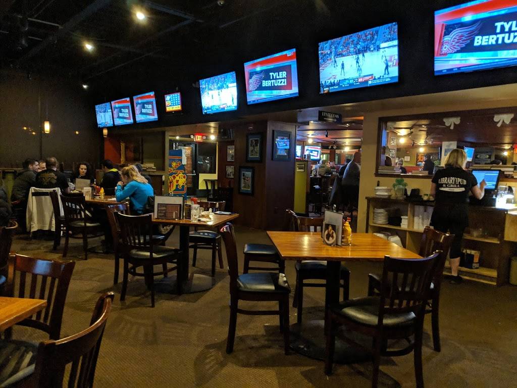 Library Sports Pub & Grill | restaurant | 42705 Grand River Ave, Novi, MI 48375, USA | 2483499110 OR +1 248-349-9110