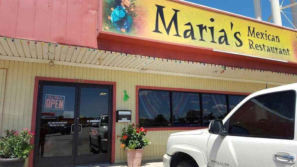 Maria’s Mexican Restaurant | restaurant | 2321 Sam Rayburn Hwy, Melissa, TX 75454, USA | 9728374763 OR +1 972-837-4763