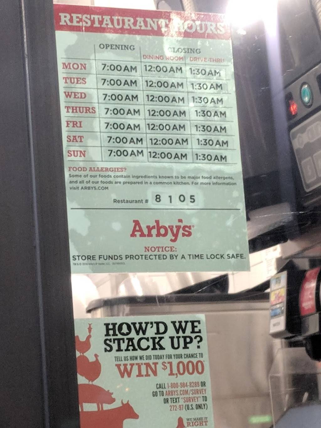 Arbys | restaurant | 7609 W Irlo Bronson Memorial Hwy, Kissimmee, FL 34747, USA | 3214014569 OR +1 321-401-4569