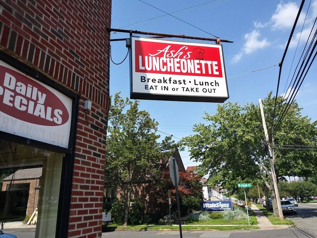 Ashs luncheonette | restaurant | 2186 Elizabeth Ave, Rahway, NJ 07065, USA | 7328821144 OR +1 732-882-1144