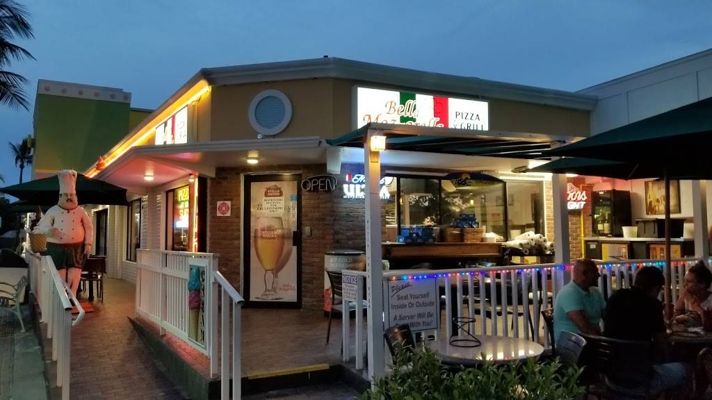 Bella Mozzarella Pizza & Grill | restaurant | 1000 Fifth St, Fort Myers Beach, FL 33931, USA | 2394632328 OR +1 239-463-2328