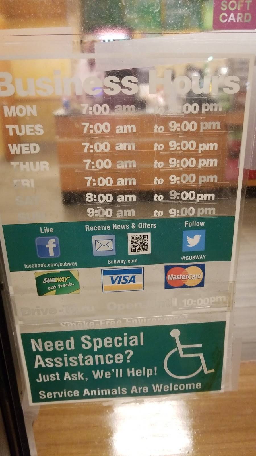 Subway Restaurants | restaurant | 301 E Erie Ave, Lorain, OH 44052, USA | 4402889171 OR +1 440-288-9171