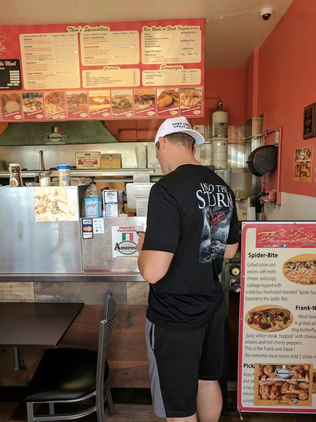 Theos CheeseSteak Shop | restaurant | 15696 E 14th St, San Leandro, CA 94578, USA | 5106749224 OR +1 510-674-9224