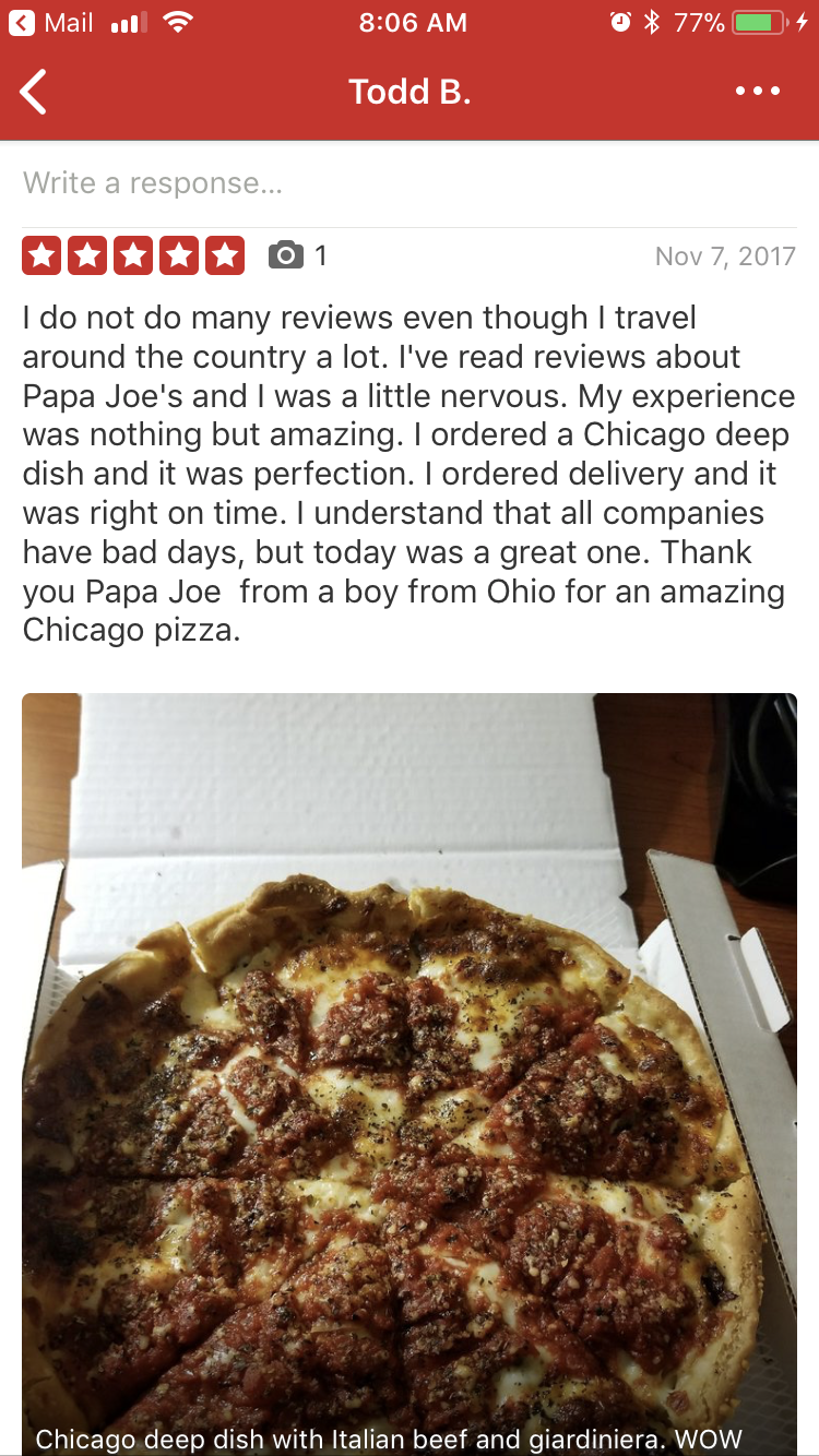 Papa Joes Pizza | meal delivery | 5750 N Milwaukee Ave, Chicago, IL 60646, USA | 7737634200 OR +1 773-763-4200