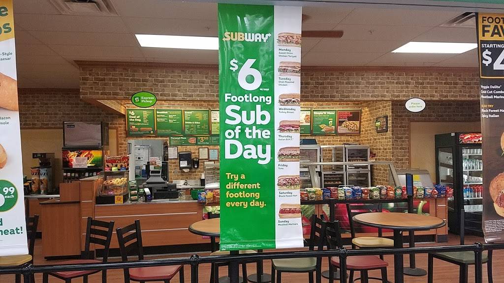 Subway | restaurant | Walmart 8580, Hwy 72 W, Madison, AL 35758, USA | 2567215527 OR +1 256-721-5527