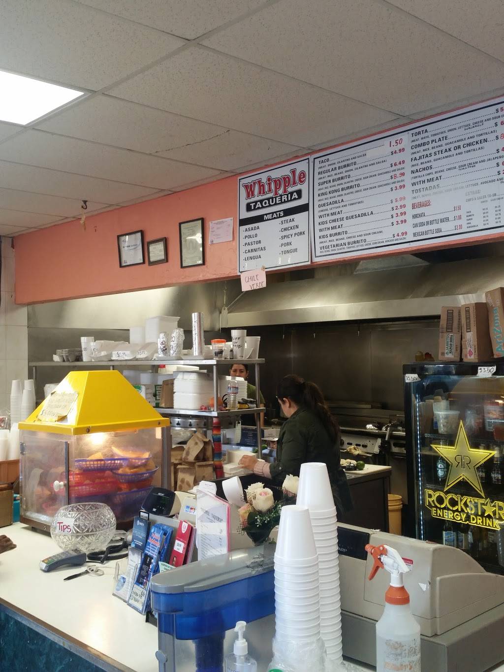 Whipple Taqueria Mexican Restaurant | restaurant | 1790 Whipple Rd, Union City, CA 94587, USA | 5104891224 OR +1 510-489-1224