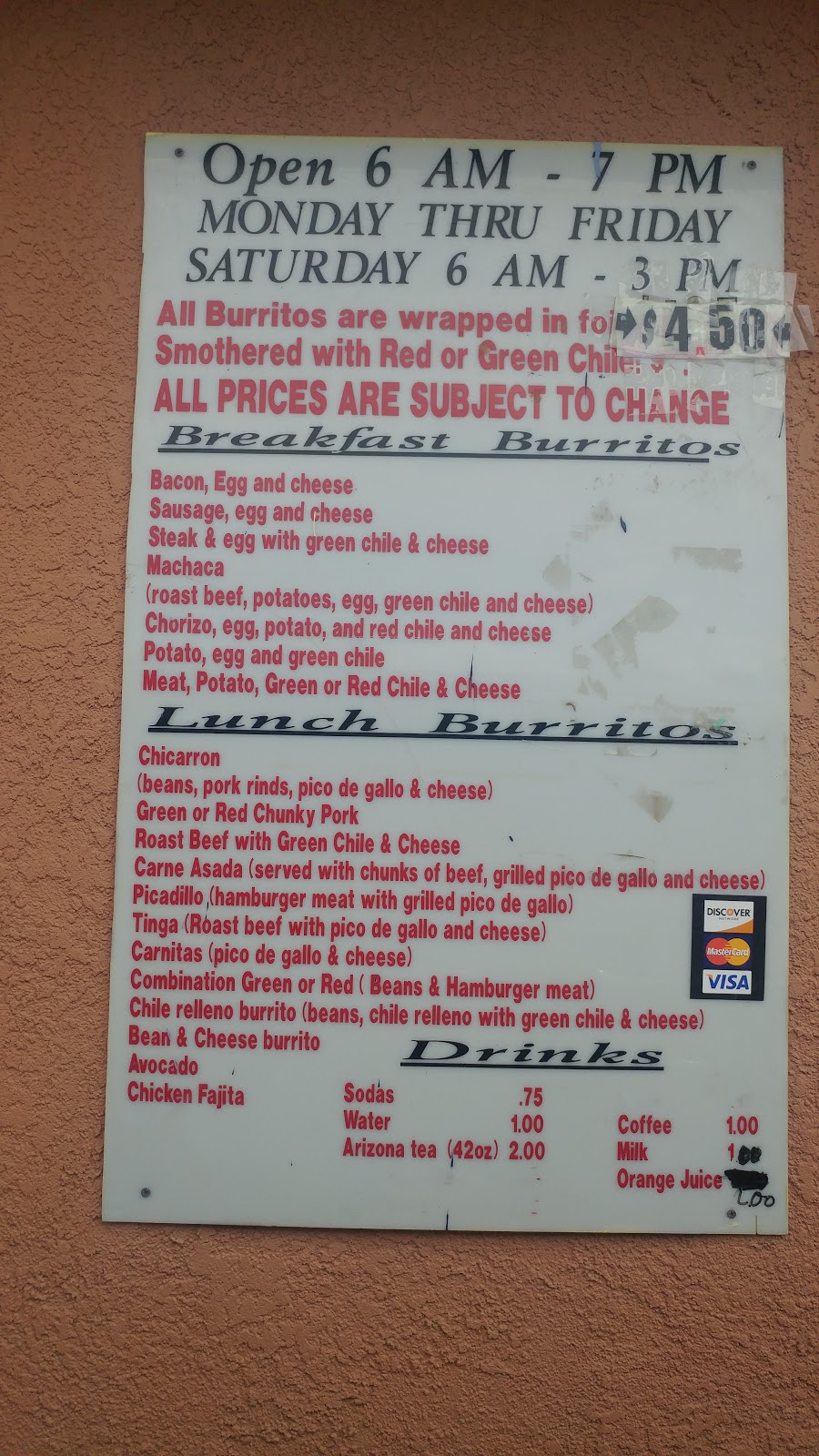 Don Juans Burritos & Mexican Food | restaurant | 418 Silver Heights Blvd, Silver City, NM 88061, USA | 5755385440 OR +1 575-538-5440