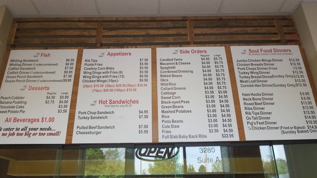 Capitol City Soul Food | restaurant | 3280 S Waverly Rd, Lansing, MI 48911, USA | 5179935594 OR +1 517-993-5594